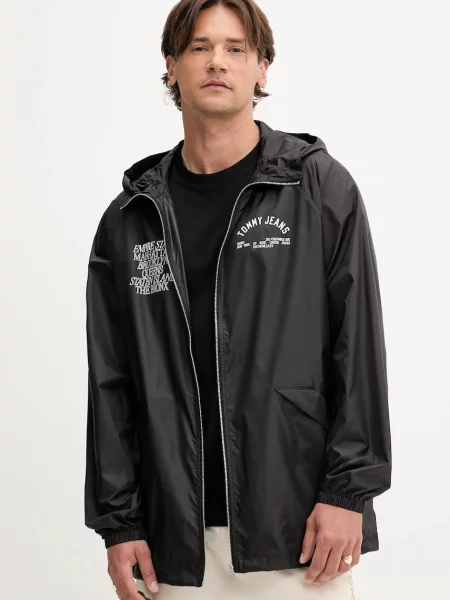 Geacă Tommy Jeans negru