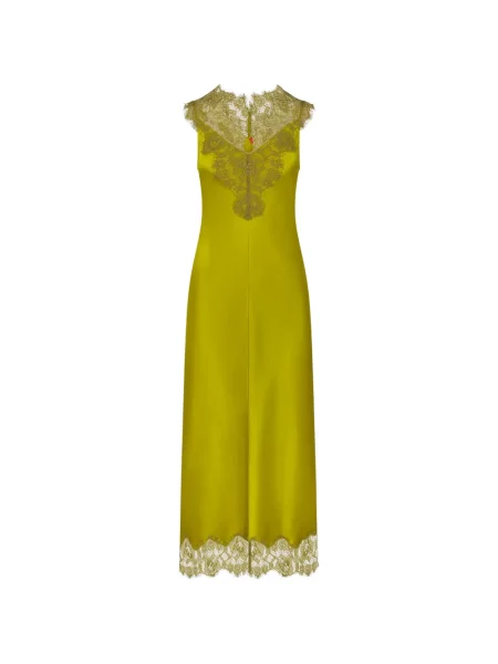 Rochie midi Simon Miller din dantelă galben