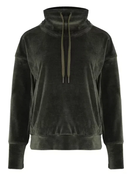 Pulover Lygia & Nanny din velur verde