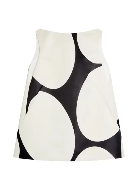 Satynowa mała sukienka mini Dries Van Noten garniturowa