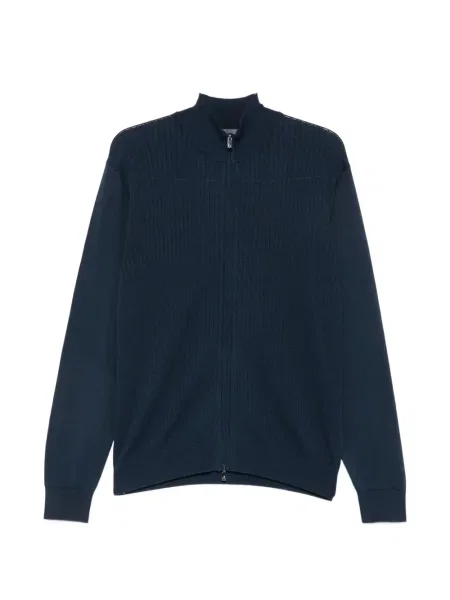 Cardigan Corneliani tricotate albastru