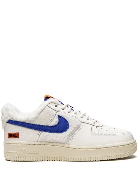 Sneakerși Nike Air Force 1 din fleece alb