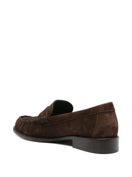 Pantofi loafer Paris Texas din piele de căprioară maro