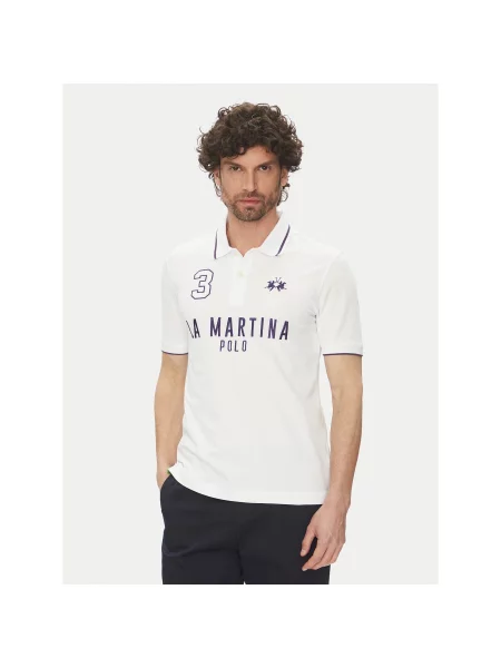 La Martina Polo Yeshayahu Regular Fit λευκό