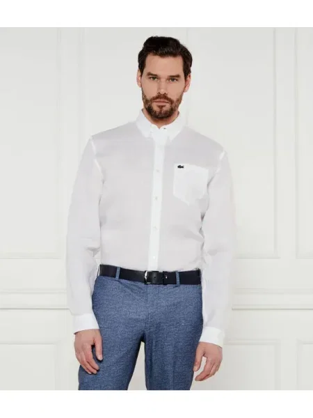 Lacoste De in cămașă alb