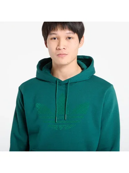 Hanorac cu glugă Adidas Originals verde