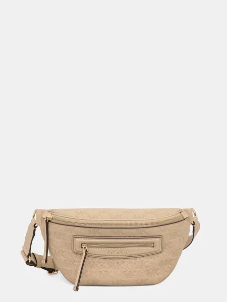 MICHAEL Michael Kors ledvinka kožená béžová