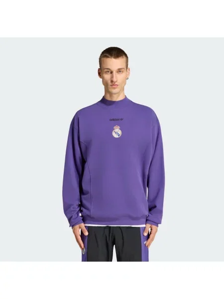 Mikina Real Madrid EQT fialová