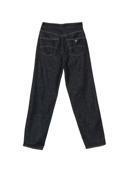 Blugi drepți Emporio Armani albastru