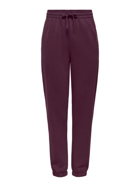 ONLY PLAY Pantaloni sport ONPACE burgundy roșu
