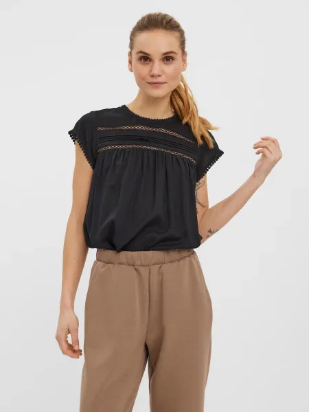 VERO MODA Bluza Debbie' črna