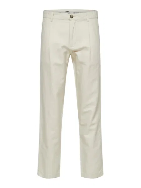 Selected Homme Pantaloni chino Slim Tapered Fit gri
