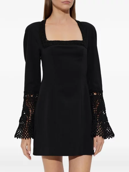 Rochie mini The Mannei evazată negru