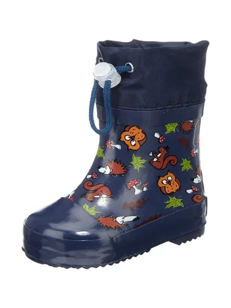 PLAYSHOES Cizme de cauciuc albastru închis / maro caramel / verde deschis / mai multe culori alb