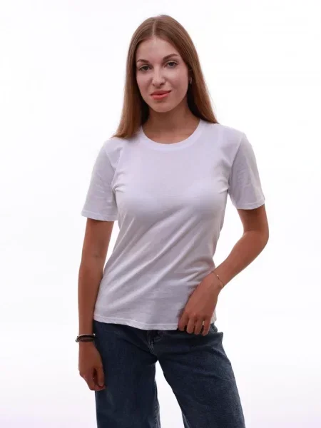 Футболка STREAM віскоза/поліестер білий