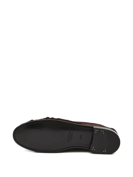 Pantofi loafer Saint Laurent maro