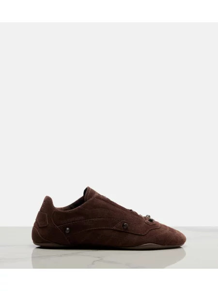 Superge Balenciaga iz semiša rjava