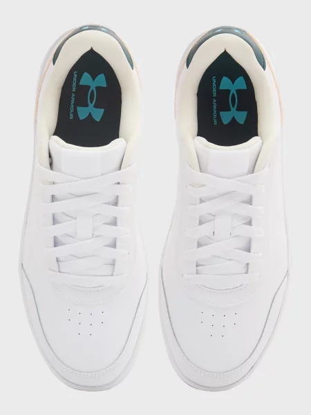 Кожаные кроссовки Under Armour белые