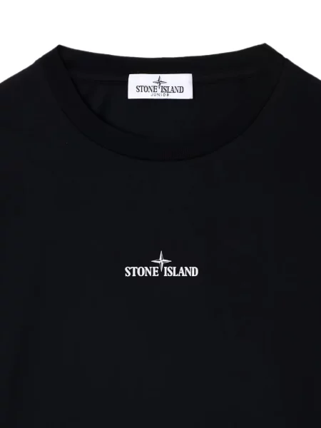 Dětské tričko Stone Island černé
