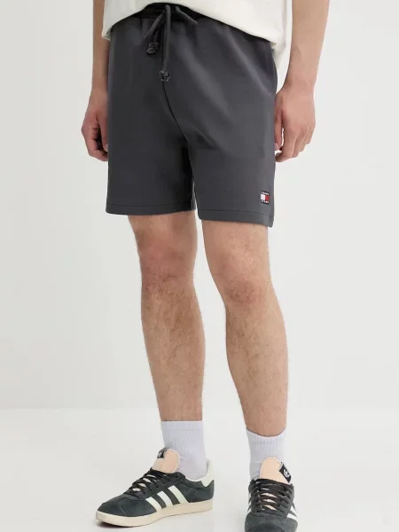 Kraťasy Tommy Jeans šedá