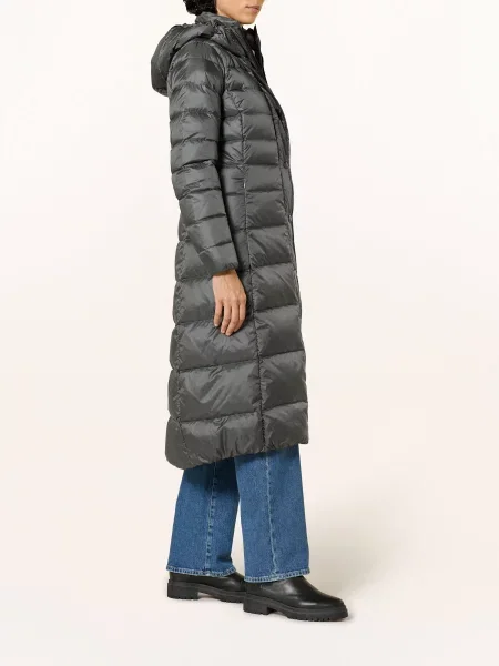 Blauer Płaszcz Puchowy Ani grau szary