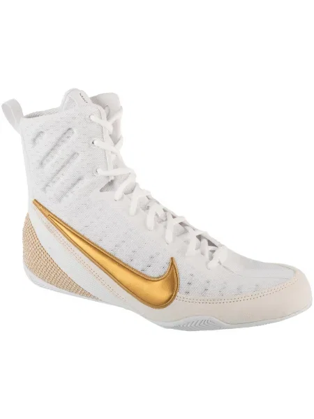 Boxerské topánky Nike Machomai 3 white/metallic gold biela