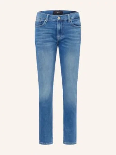 7 For All Mankind Skinny Džíny Relaxed Skinny S Ozdobnými Korálky coastline