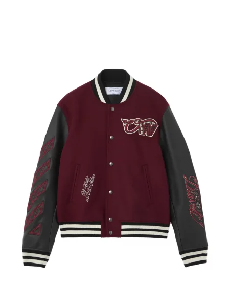 Geacă bomber Off-white alb