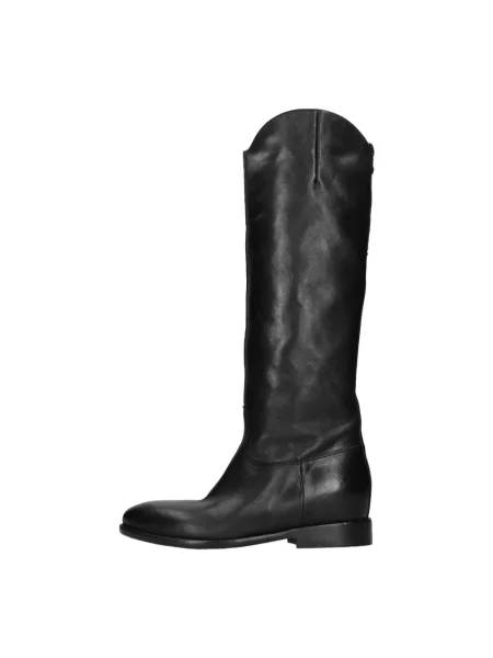 Muszkieterki Russell & Bromley skórzane czarne