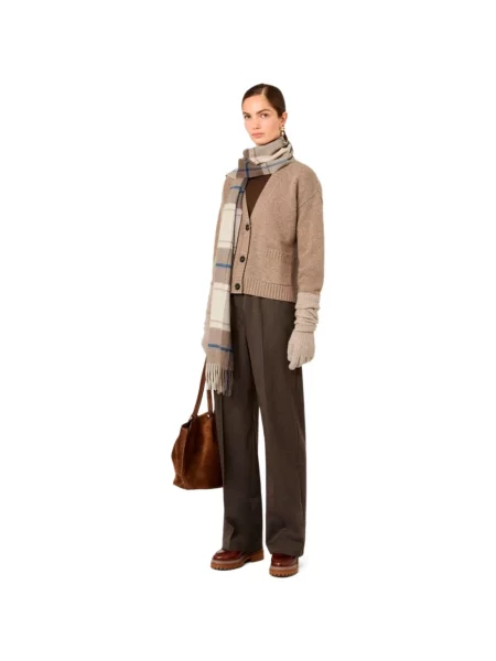 Spodnie Weekend Max Mara brązowe