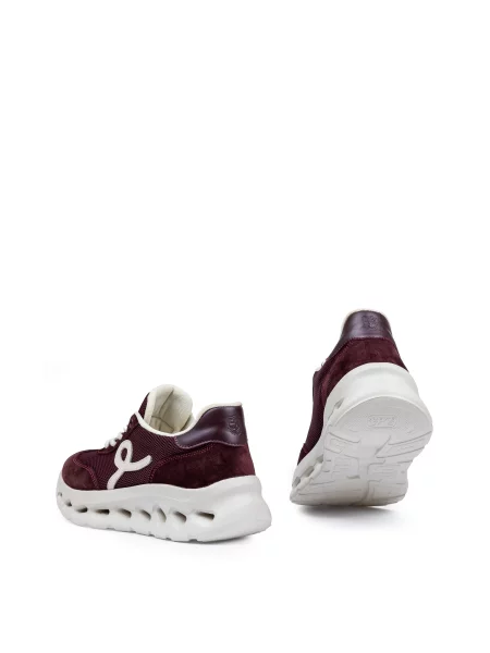 Замшеві Кросівки Alex Bell бордовий