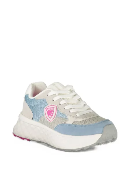 Sneakersy Blauer z logo niebieskie