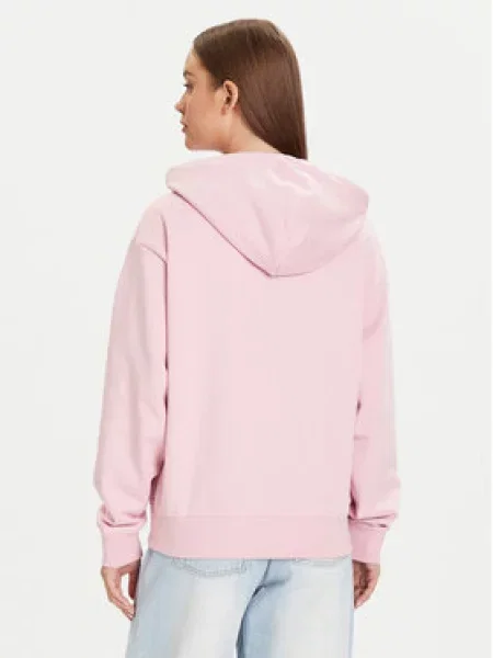 Majica dugih rukava Calvin Klein Jeans ružičasta