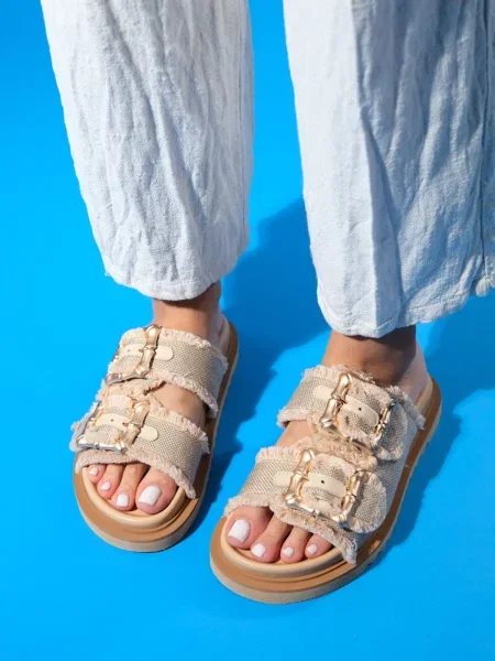 Copati Luvishoes z zaponko bež