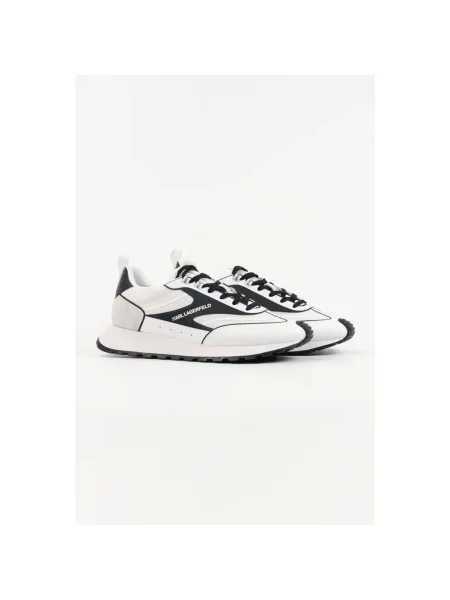 Sneakersy Karl Lagerfeld zamszowe białe