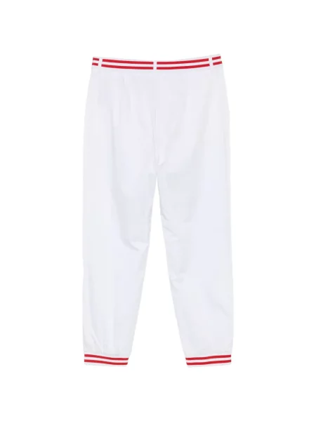 Pantaloni Love Moschino cu dungi alb