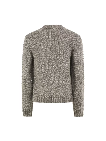 Sweter Herno z alpaki szary