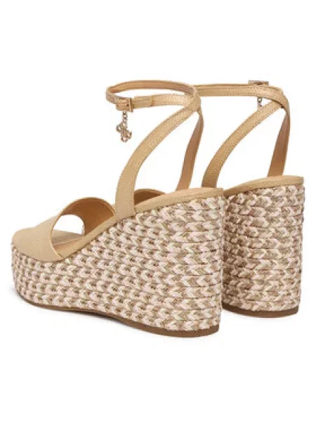 Sandali Guess s platformo bež