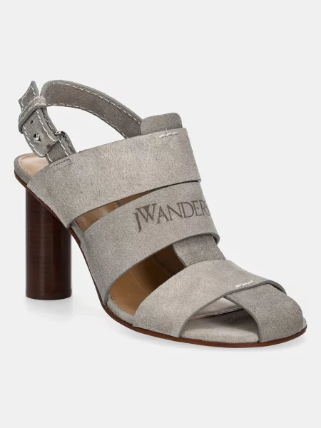 Semišové sandály JW Anderson šedá