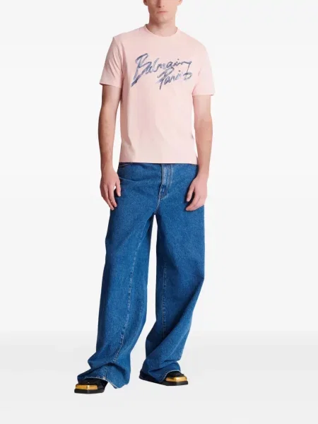 Μπλούζα Balmain με σχέδιο ροζ