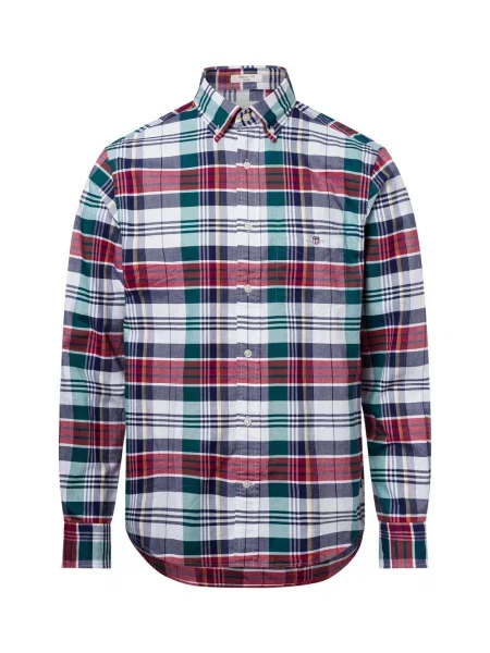 Gant koszula casual Mężczyźni Regular Fit wielokolorowy w kratkę M
