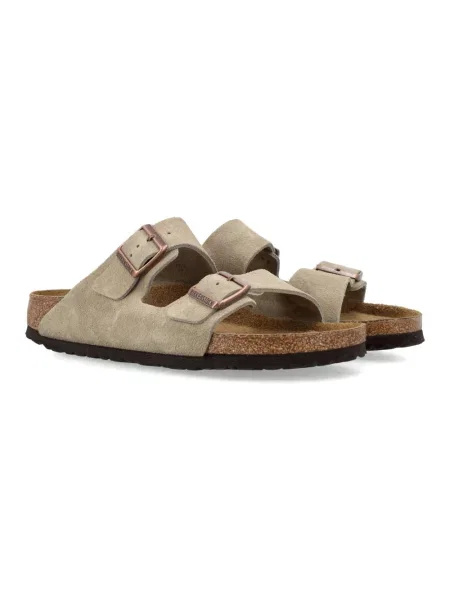 Birkenstock Klapki Arizona beige beżowe