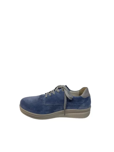 Sneakersy Hartjes zamszowe niebieskie