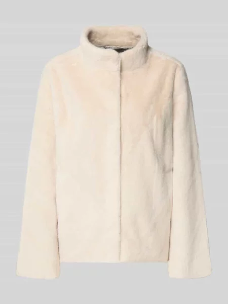 Kurtka o kroju regular fit ze sztucznego futra model ‘Easy’ Fynch-hatton biała