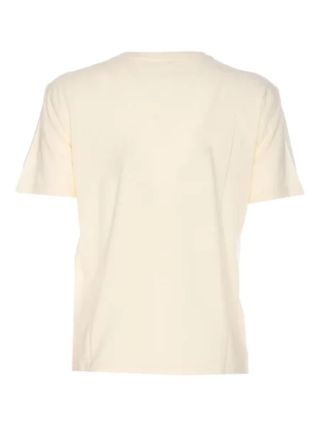 Tricou Twinset cu broderie cu decolteu rotund