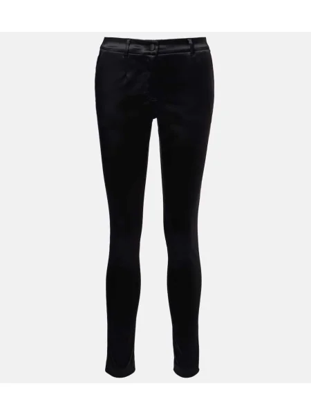 Pantaloni Dolce&gabbana din satin negru