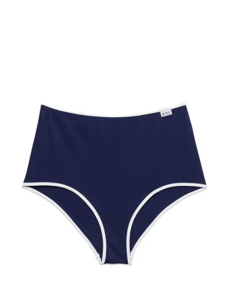 Bikini Prada din jerseu albastru