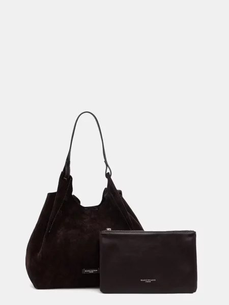 Gianni Chiarini kabelka typu shopper dámska kožená DUA hnedá