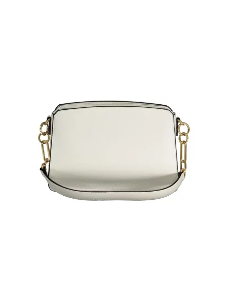 Lniana torebka crossbody Valentino By Mario Valentino biała