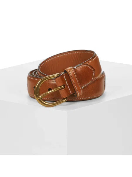 Opasok Polo Ralph Lauren hnedá